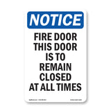 Fire Door This Door Is To Remain Closed