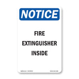 Fire Extinguisher Inside Sign