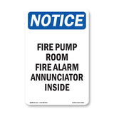 Fire Pump Room Fire Alarm Annunciator Inside