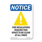 Fire Regulations Require