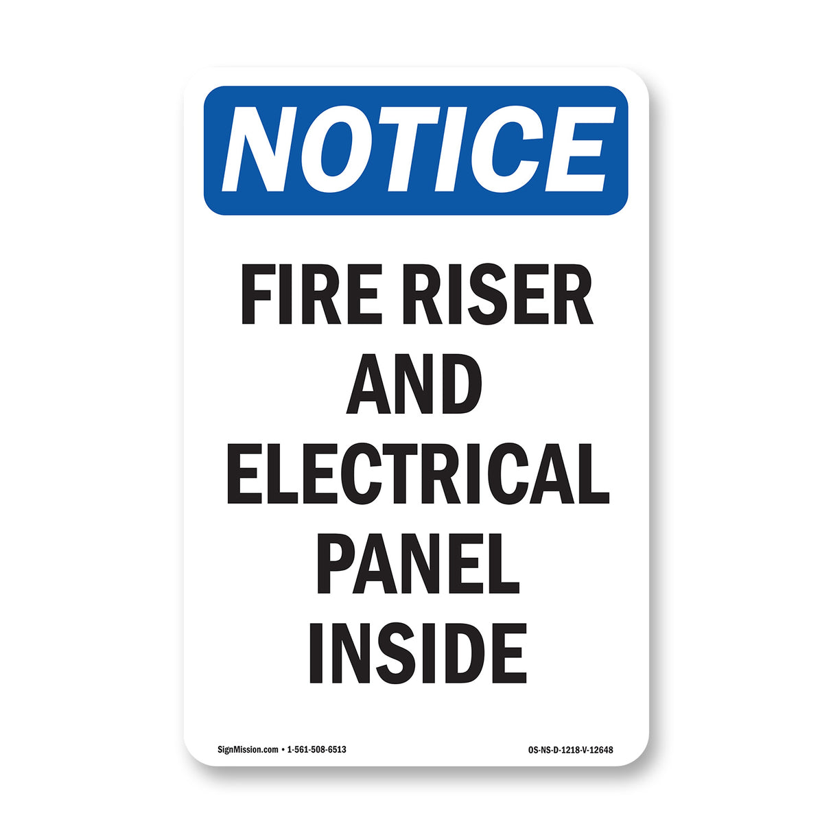 Fire Riser And Electrical Panel Inside