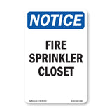 Fire Sprinkler Closet