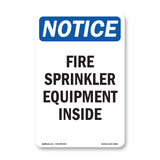 Fire Sprinkler Equipment Inside