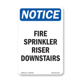 Fire Sprinkler Riser Downstairs