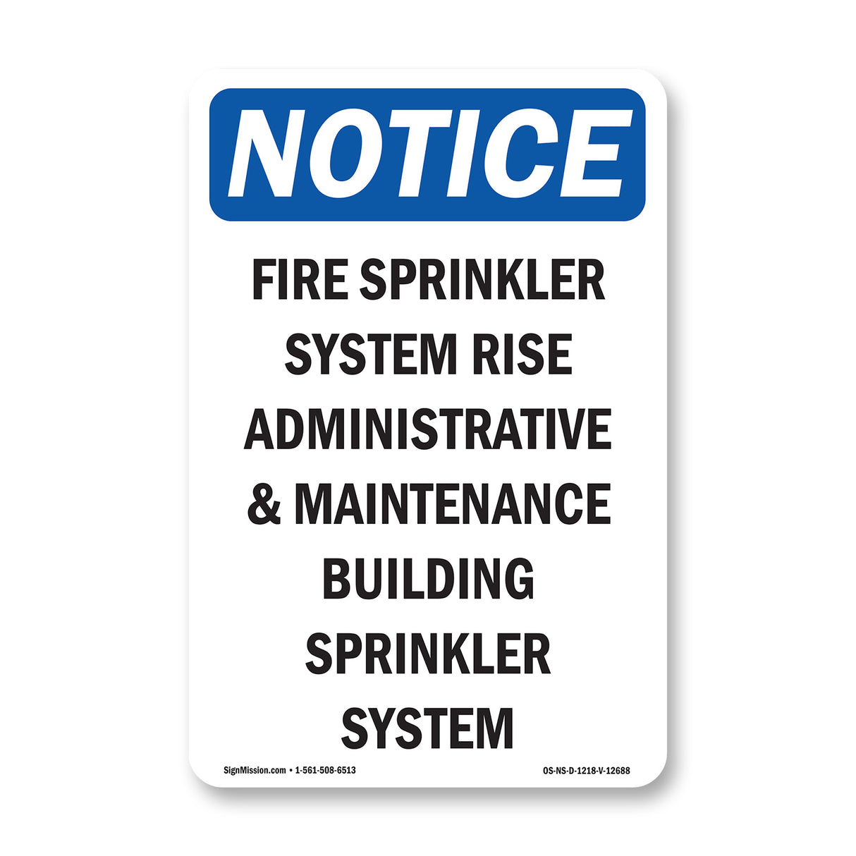 Fire Sprinkler System Riser Administrative