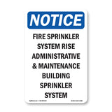 Fire Sprinkler System Riser Administrative