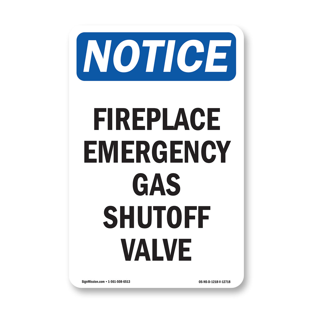 Fireplace Emergency Gas Shutoff Valve