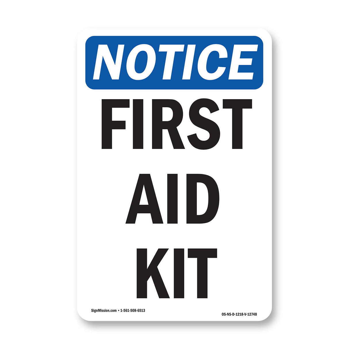First Aid Kit Sign
