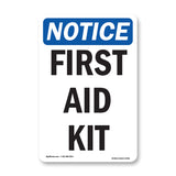 First Aid Kit Sign