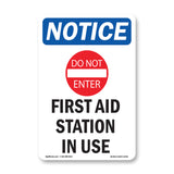 First Aid Station In Use