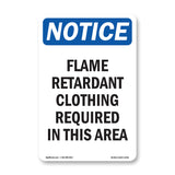 Flame Retardant Clothing Required In This Area