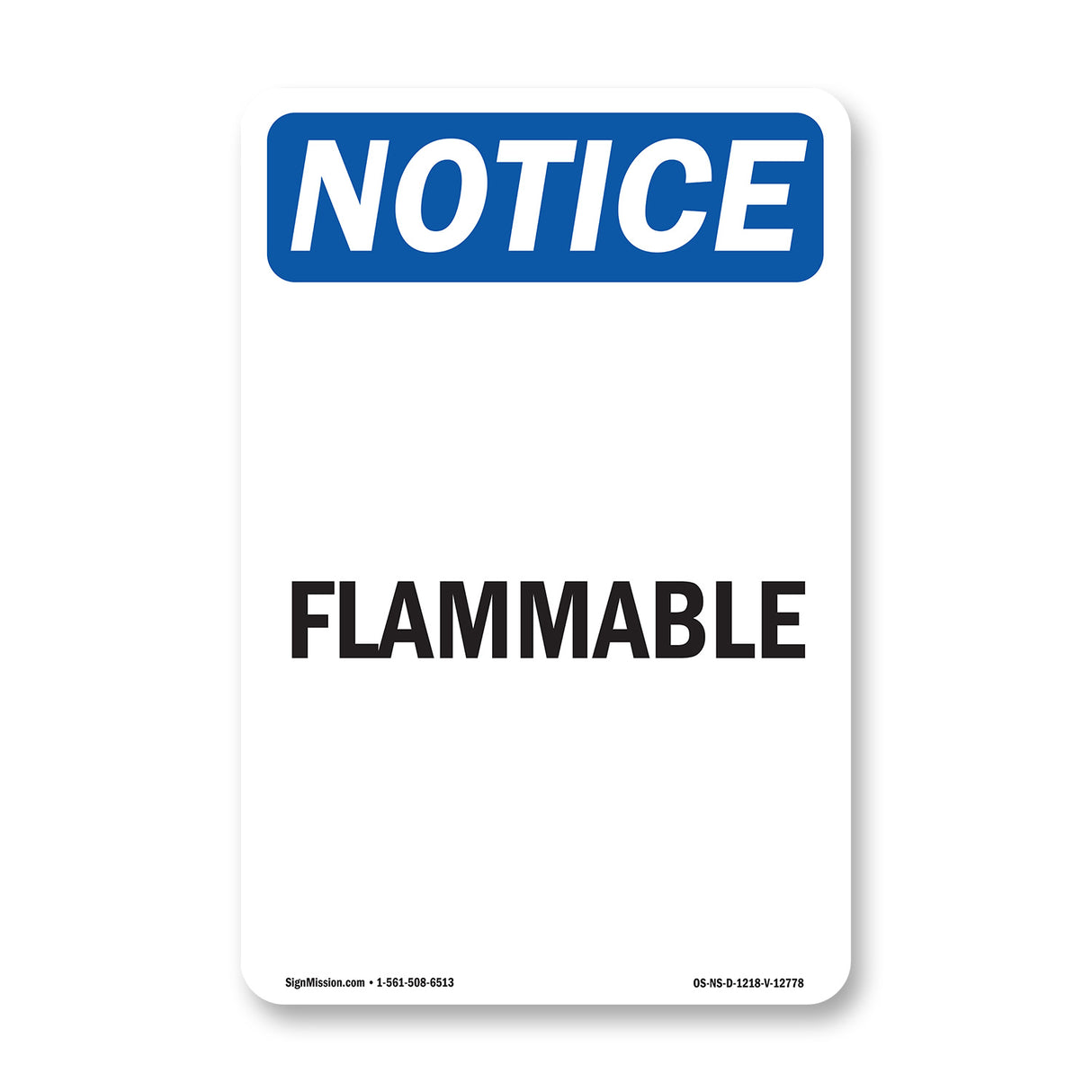 Flammable Sign