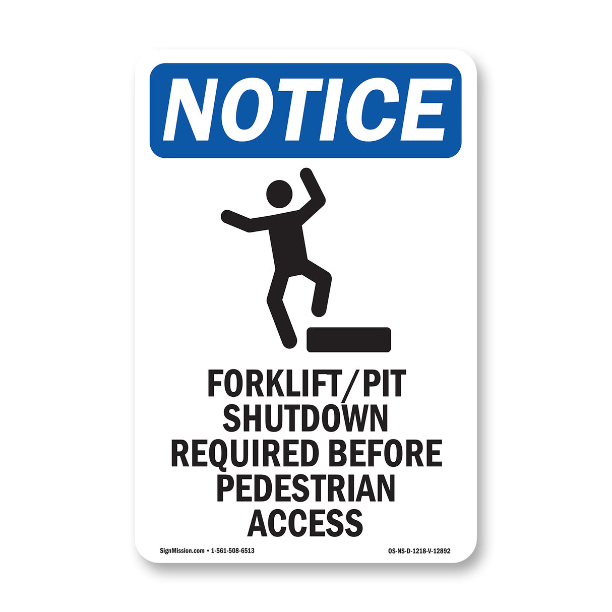 Forklift Pit Shutdown Required