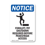 Forklift Pit Shutdown Required