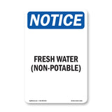 Fresh Water (Non-Potable)