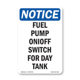 Fuel Pump On Off Switch For Day Tank