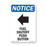 Fuel Shutoff Push Button [Left Arrow]