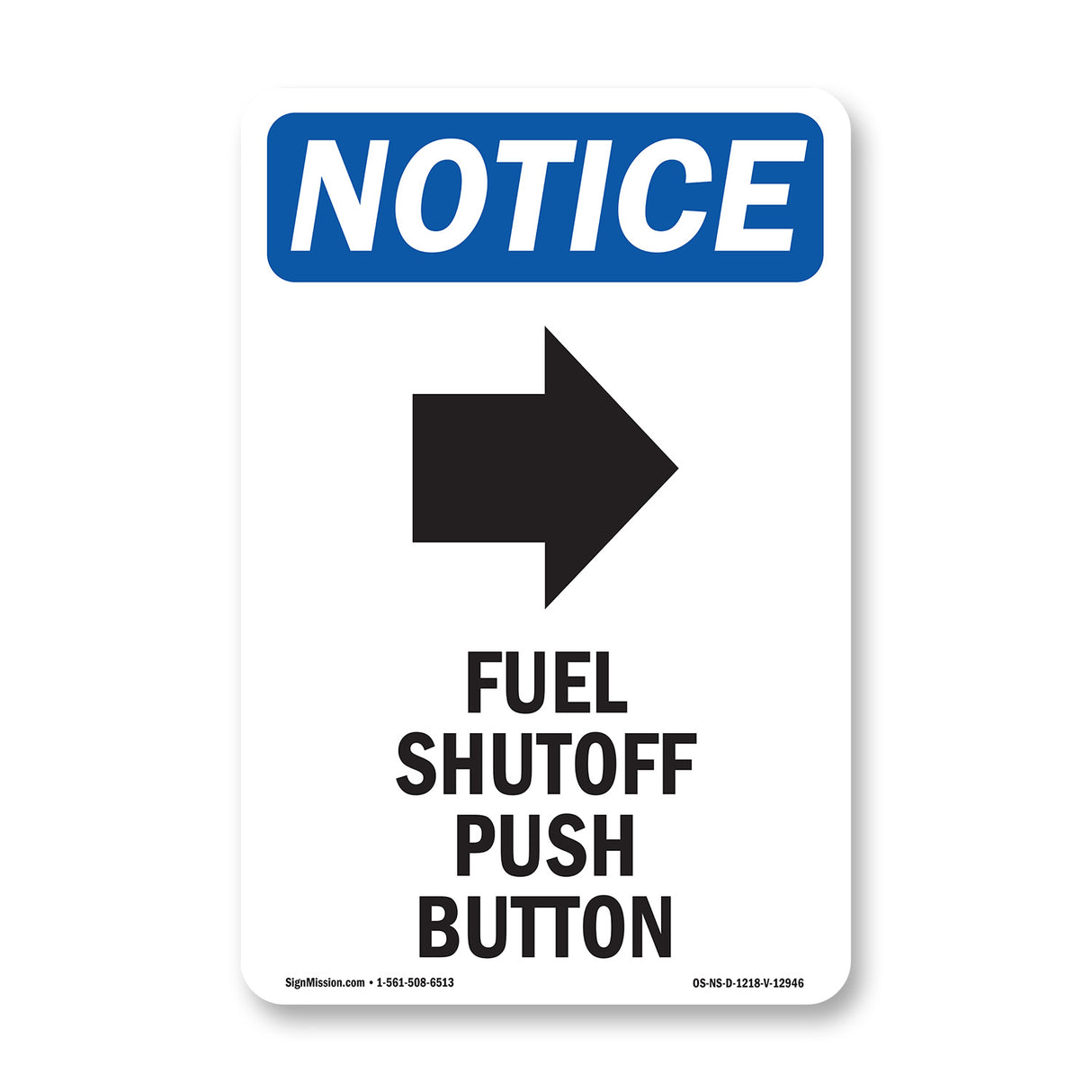 Fuel Shutoff Push Button [Right Arrow]