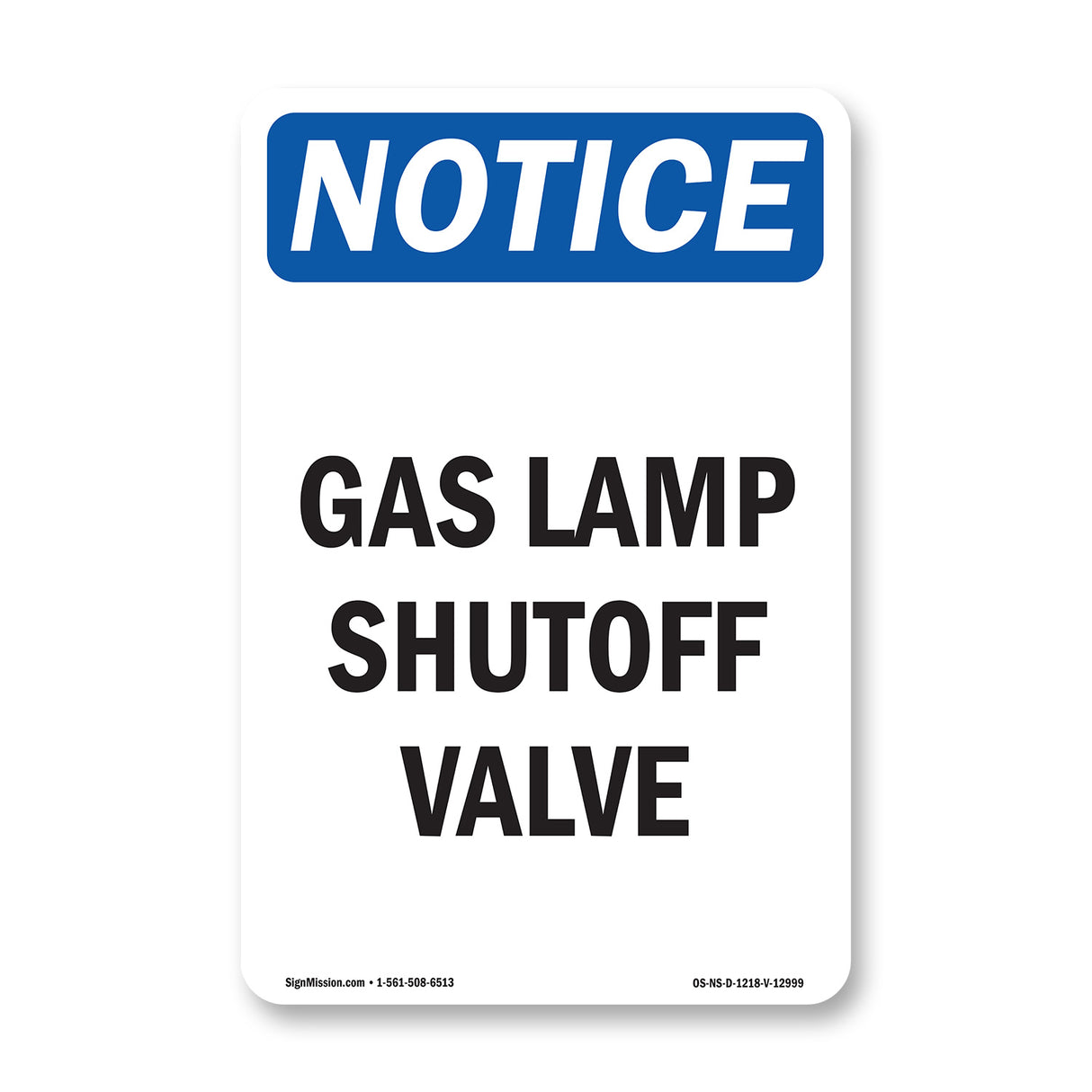Gas Lamp Shutoff Valve