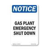 Gas Plant Emergency Shut Down