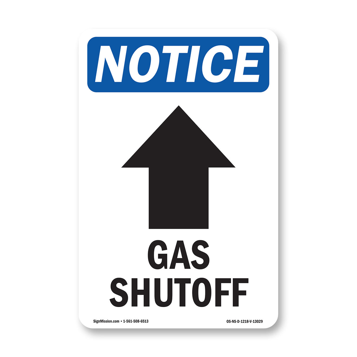 Gas Shutoff [Up Arrow]