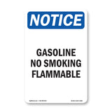 Gasoline No Smoking Flammable