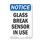 Glass Break Sensor In Use