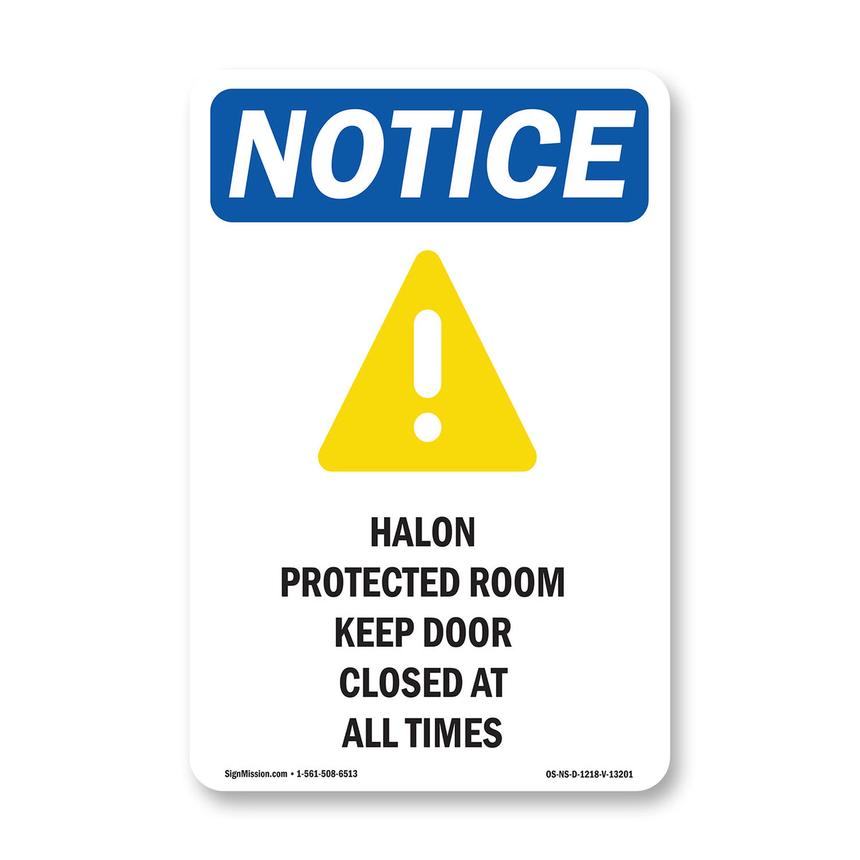Halon Protected Room