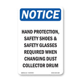 Hand Protection, Safety Shoes & Safety Glasses