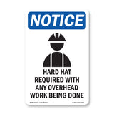 Hard Hat Required With Any Overhead