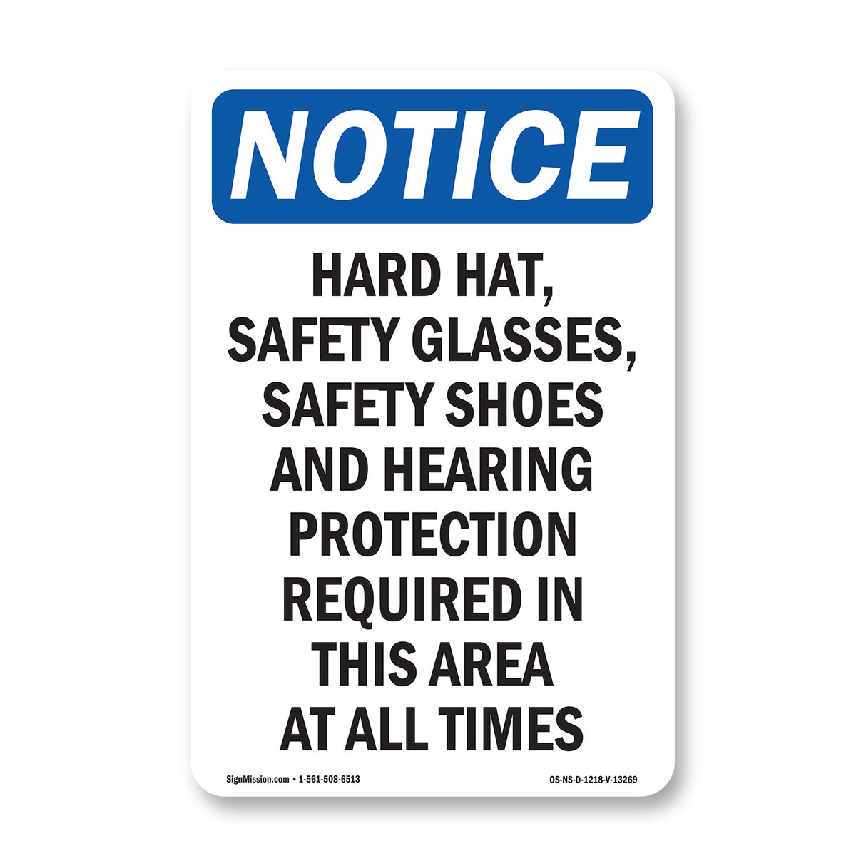Hard Hat, Safety Glasses, Safety Shoes And
