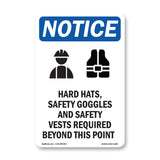 Hard Hats, Safety Goggles And