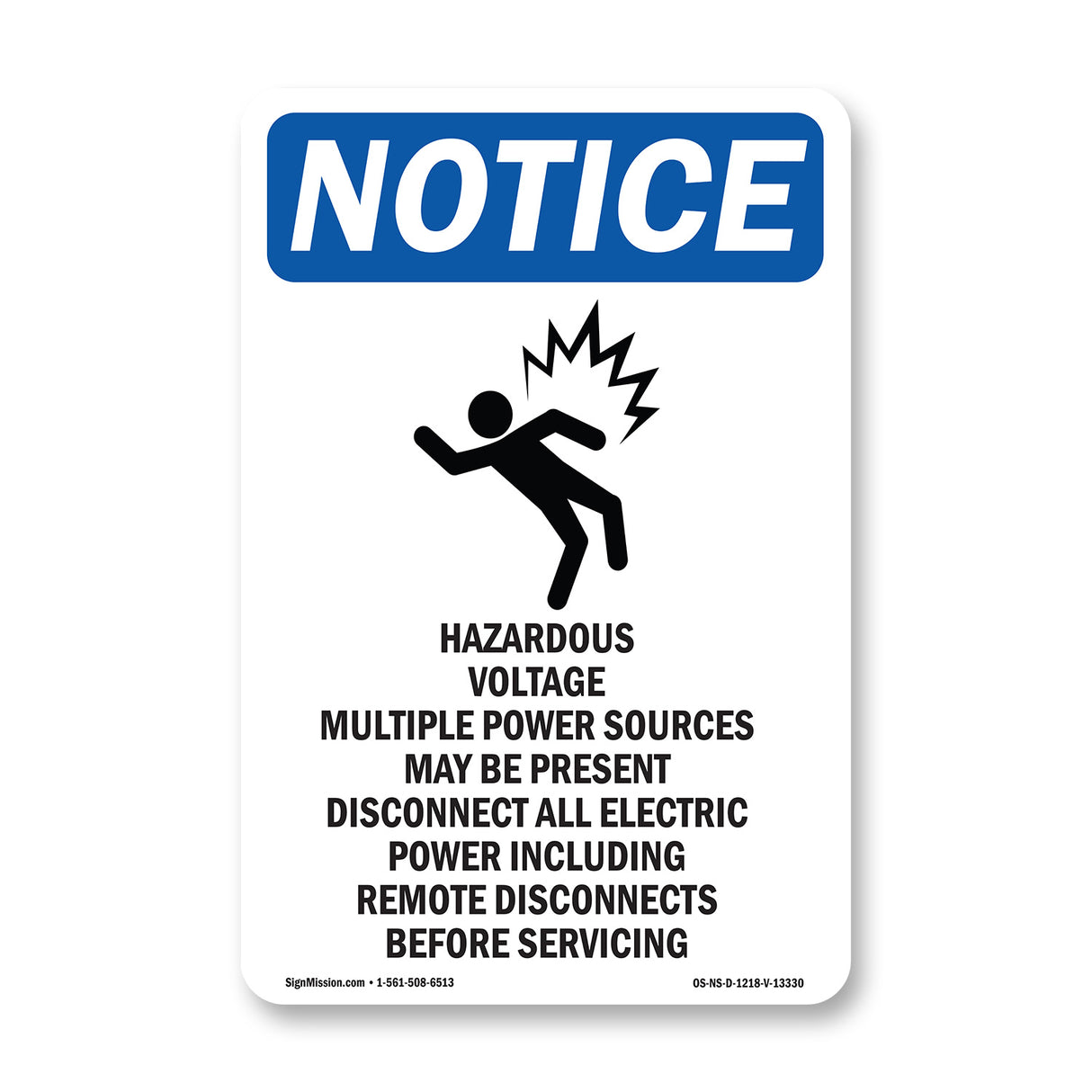Hazardous Voltage Multiple Power