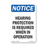 Hearing Protection Is Required Sign