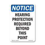 Hearing Protection Required Beyond