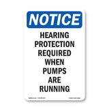 Hearing Protection Required When Pumps Are Running