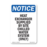 Heat Exchanger Supplied By Site Chilled