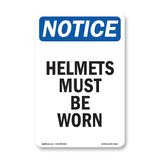 Helmets Must Be Worn