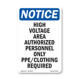High Voltage Area Authorized Personnel Only