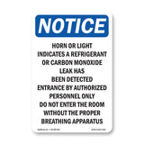 Horn Or Light Indicates A Refrigerant Or Sign