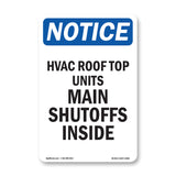 Hvac Roof Top Units Main Shutoffs Inside