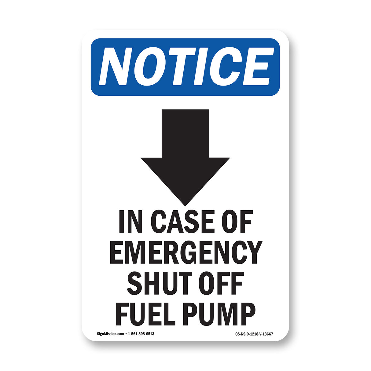 In Case Of Emergency Shut Off