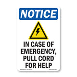 In Case Of Emergency, Pull Cord