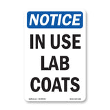 In Use Lab Coats