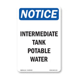 Intermediate Tank Potable Water