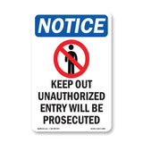 Keep Out Unauthorized