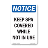 Keep Spa Covered While Not In Use