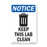Keep This Lab Clean