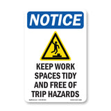 Keep Work Spaces Tidy And Free