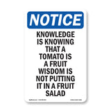 Knowledge Is Knowing That A Tomato Is A
